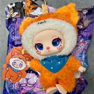 Cute Orange and White Liila Fox Plush Toy